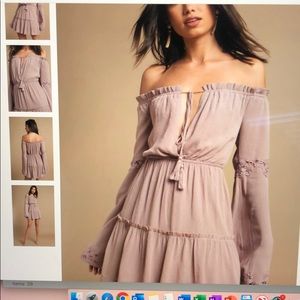 Karlie Rose Off Shoulder Skater Dress NWT